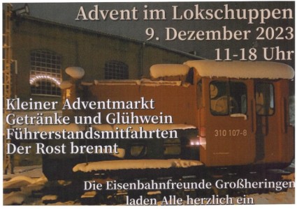 Advent im Lokschuppen