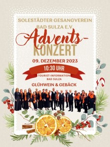 Adventskonzert des Solestädter Gesangsvereins
