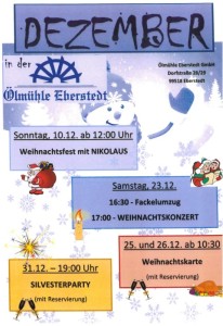 Dezember in der Ölmühle