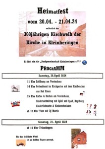 Heimatfest Kleinheringen