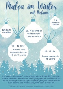 Malen im Winter