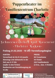 Puppentheater Schneeweißchen und Rosenrot