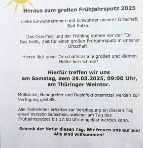 Frühjahrsputz