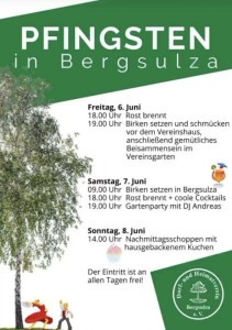 Pfingsten in Bergsulza