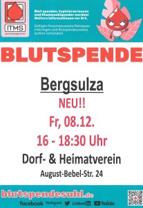 Blutspende in Bergsulza