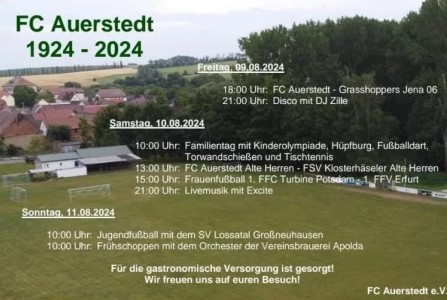100 Jahre FC Auerstedt