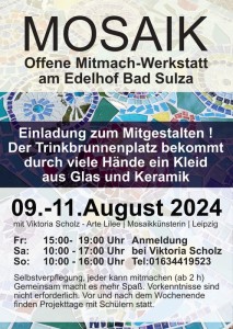 MOSAIK - Offene Mitmach-Werkstatt zur Brunnengestaltung