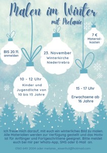 Malen im Winter