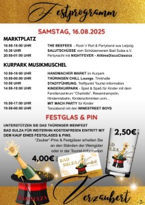 Programm zum Weinfest