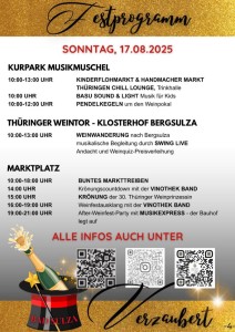 Programm zum Weinfest