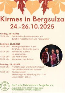 Kirmes in Bergsulza